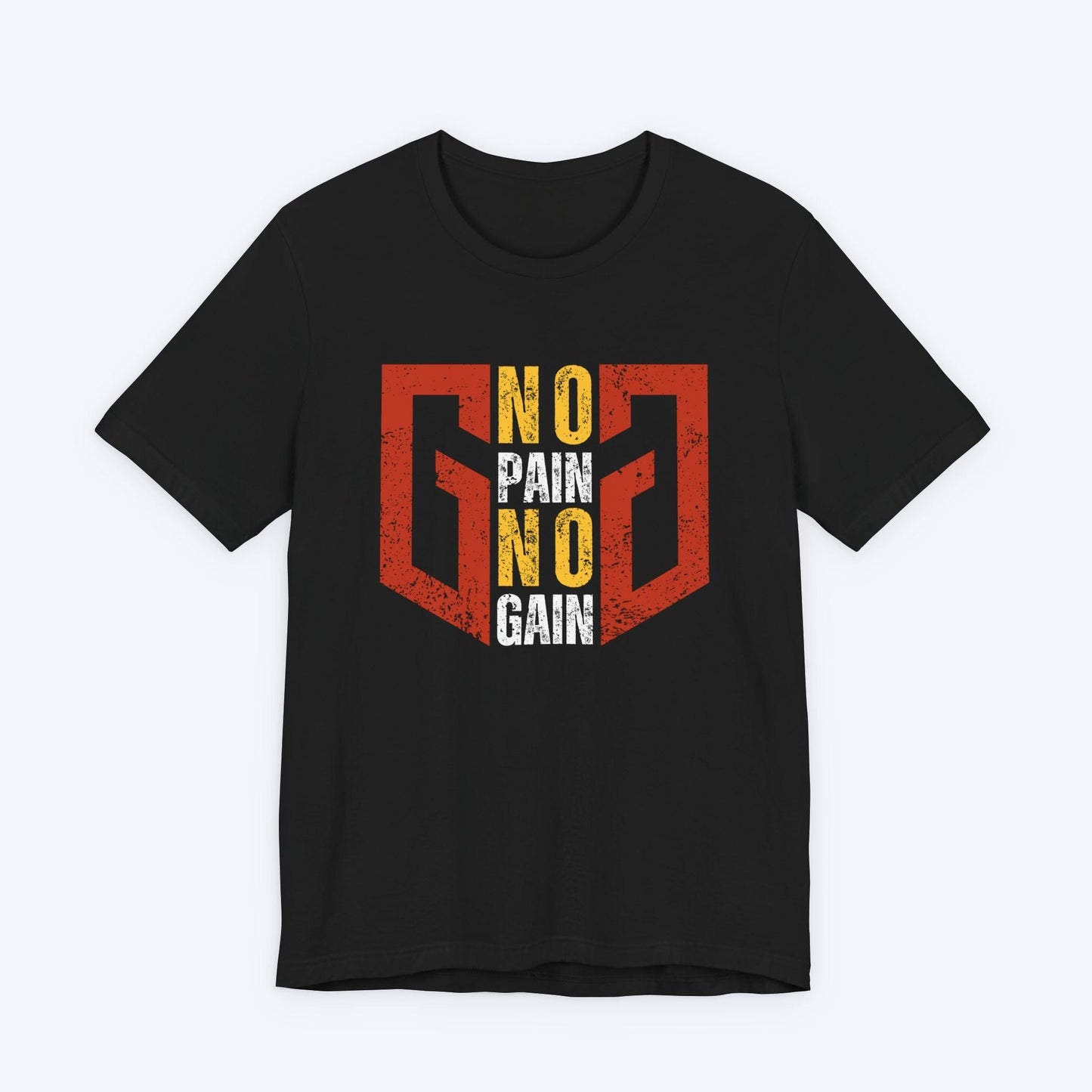 T-Shirt Black / S No Pain, No Gain "GG" T-shirt