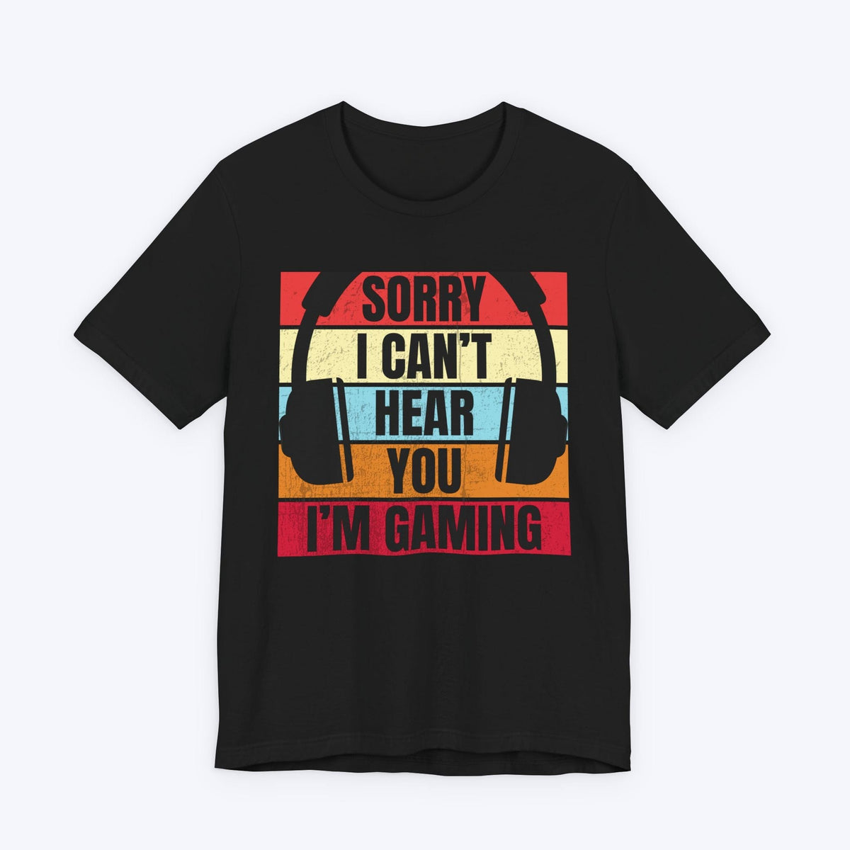 T-Shirt Black / S Noise Cancelled by Gaming T-shirt
