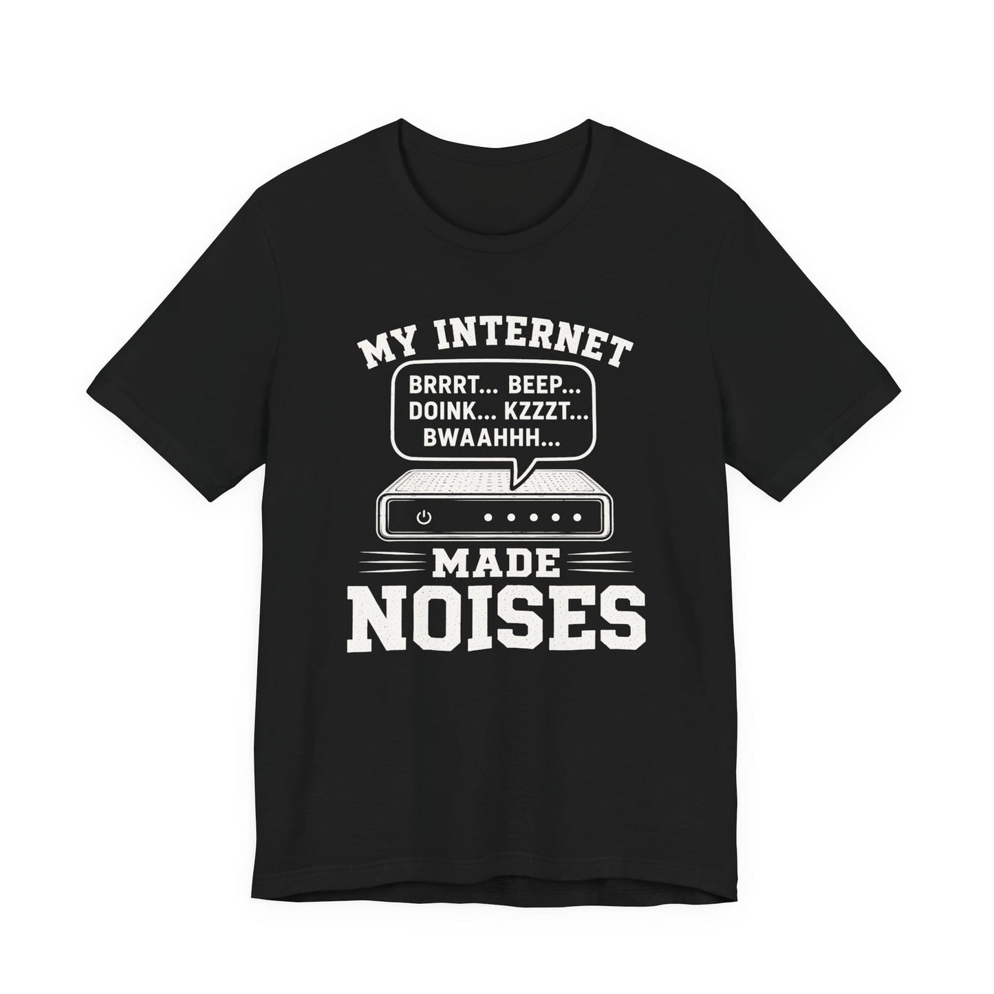 T-Shirt Black / S Noisy Internet T-shirt