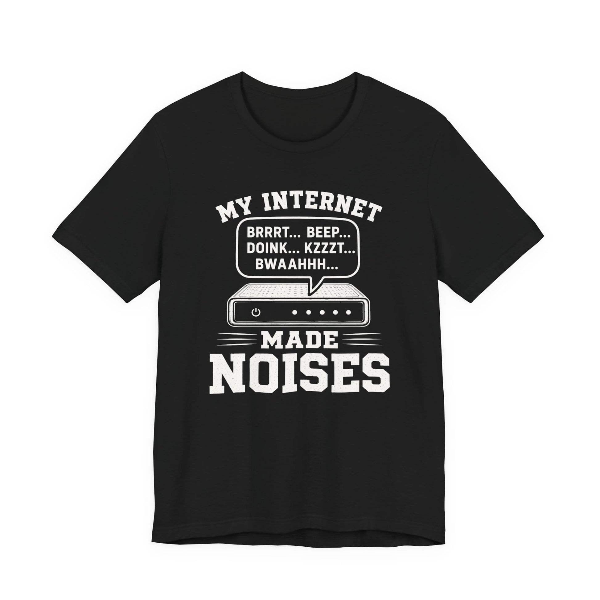 T-Shirt Black / S Noisy Internet T-shirt