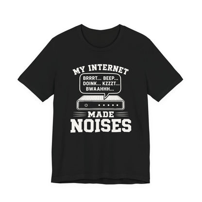 T-Shirt Black / S Noisy Internet T-shirt
