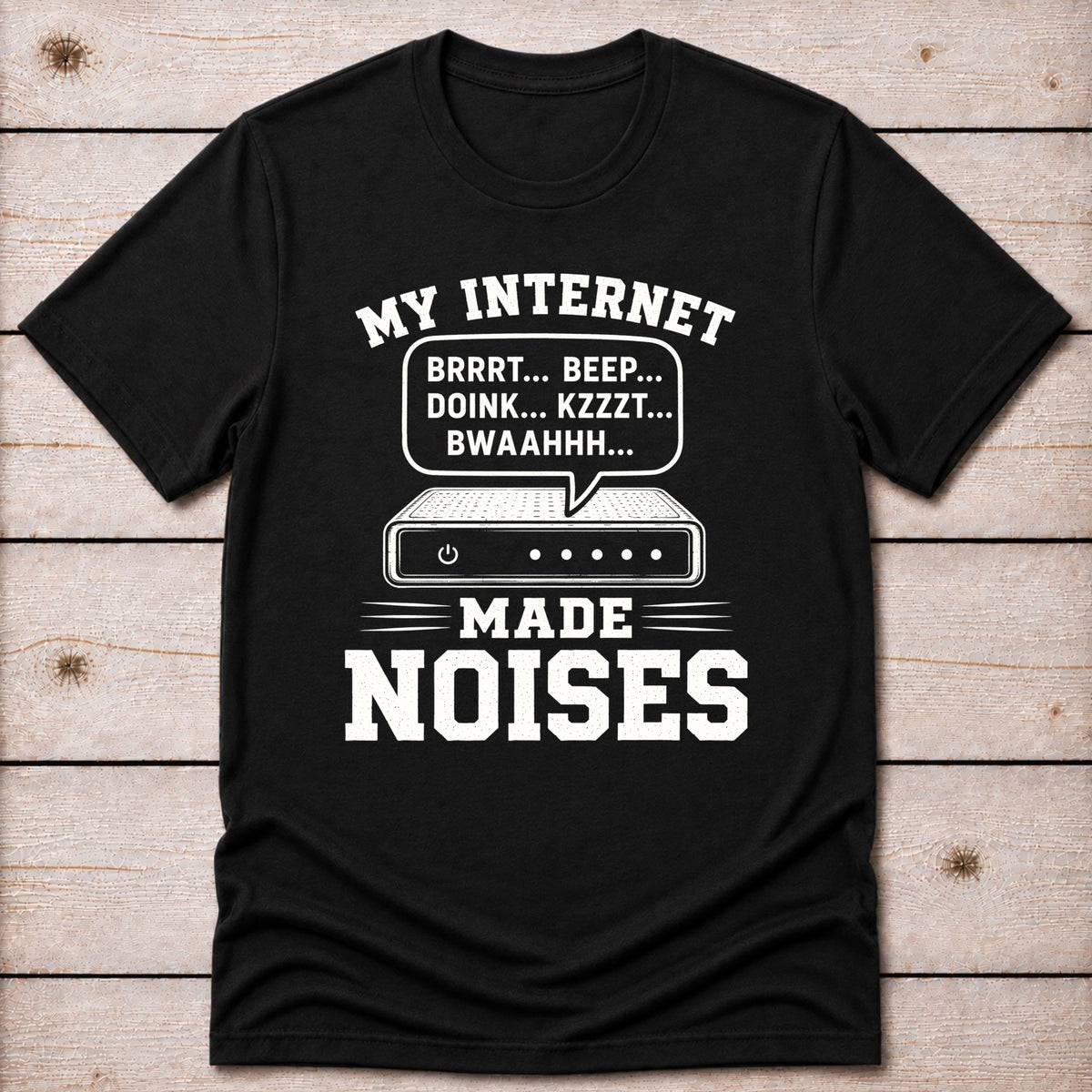 T-Shirt Black / S Noisy Internet T-shirt