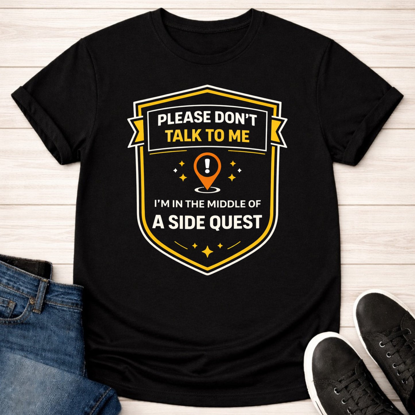 T-Shirt Black / S Not Now T-shirt