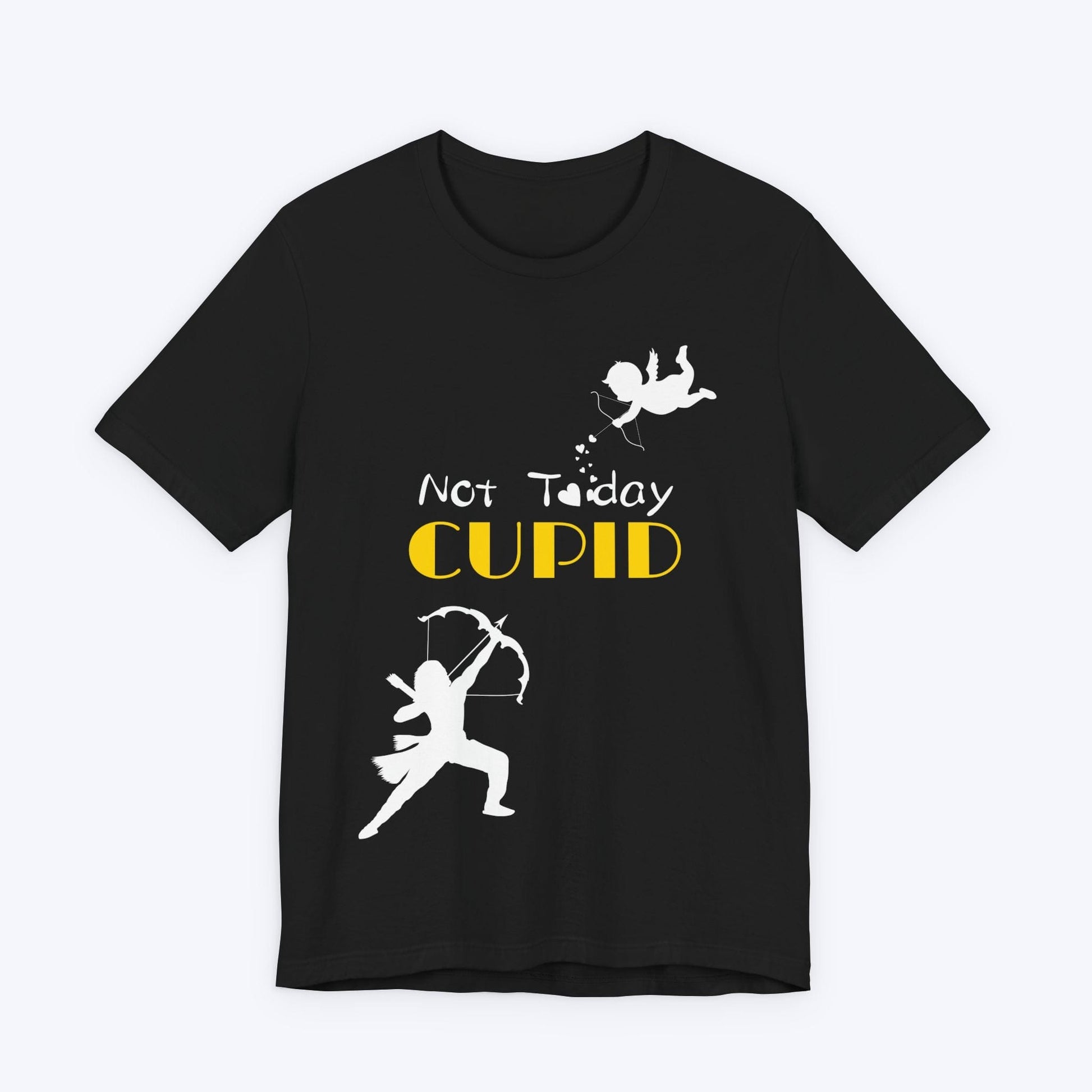 T-Shirt Black / S Not Today Cupid T-shirt