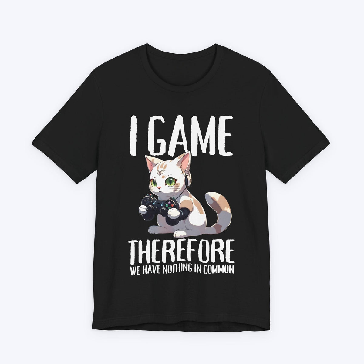 T-Shirt Black / S Nothing in Common with Kitty Anime T-shirt
