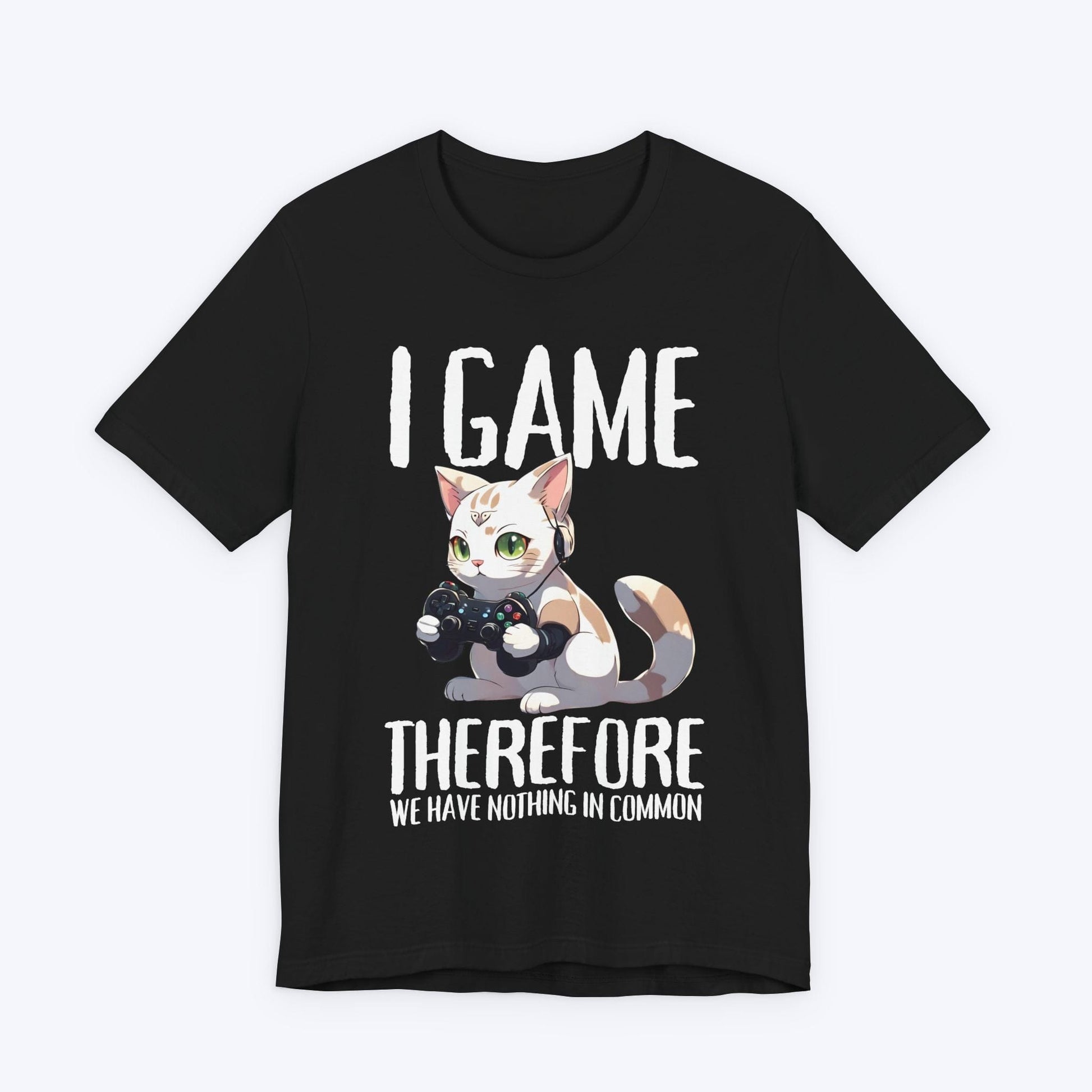 T-Shirt Black / S Nothing in Common with Kitty Anime T-shirt
