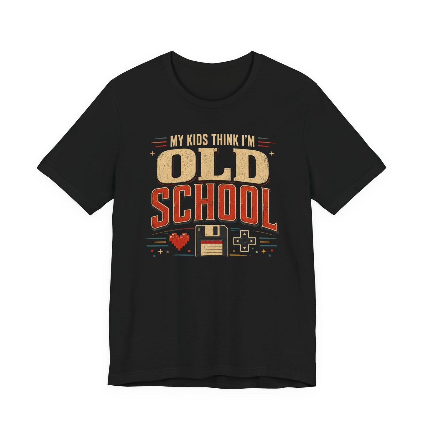 T-Shirt Black / S Old School Gamer T-shirt