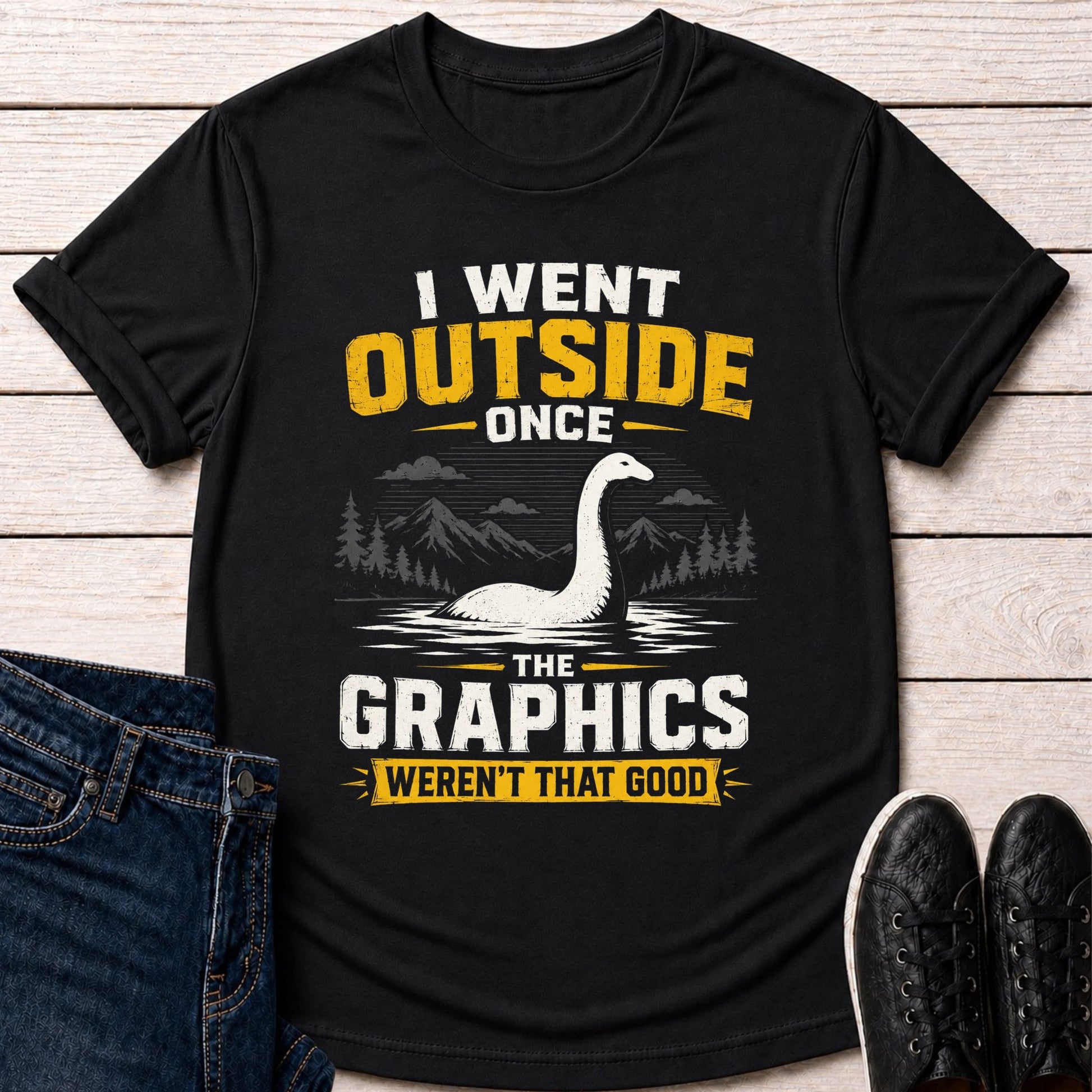 T-Shirt Black / S Outside Graphics T-shirt