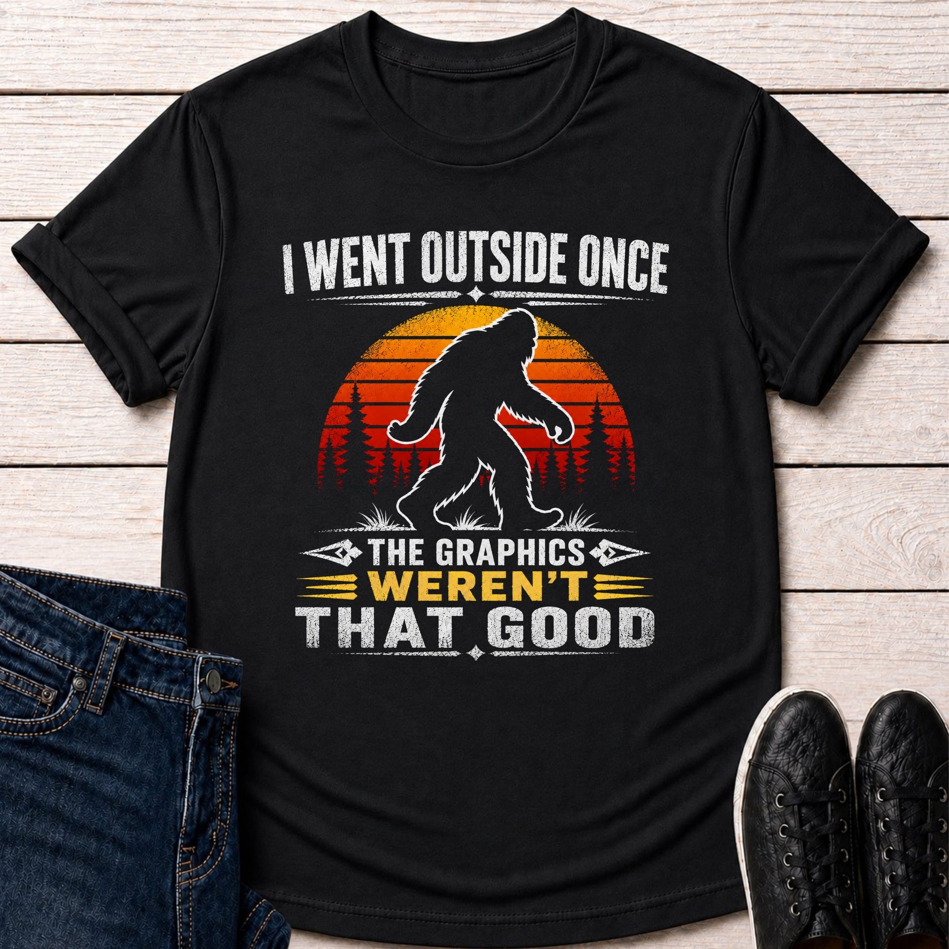 T-Shirt Black / S Outside Graphics T-shirt
