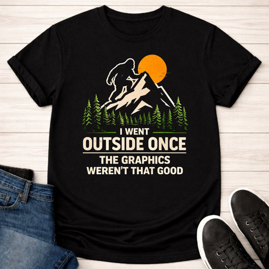 T-Shirt Black / S Outside is Disappointing T-shirt