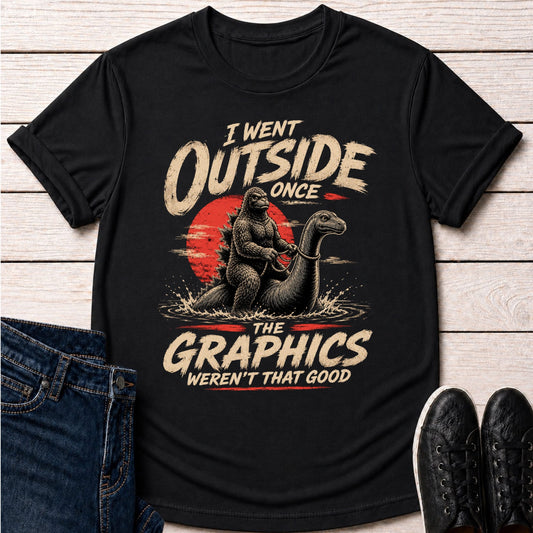 T-Shirt Black / S Outside Once T-shirt
