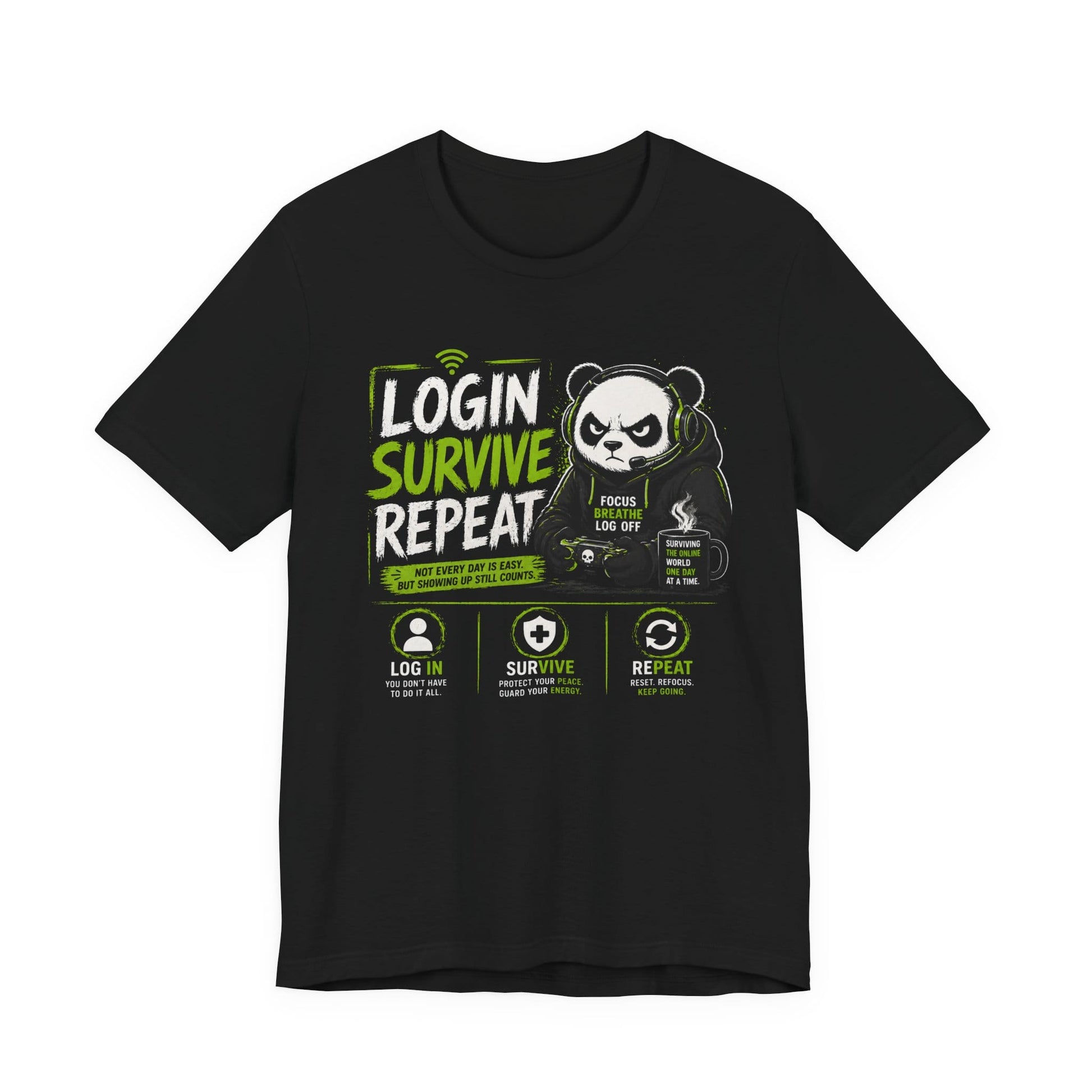 T-Shirt Black / S Panda Problems T-shirt