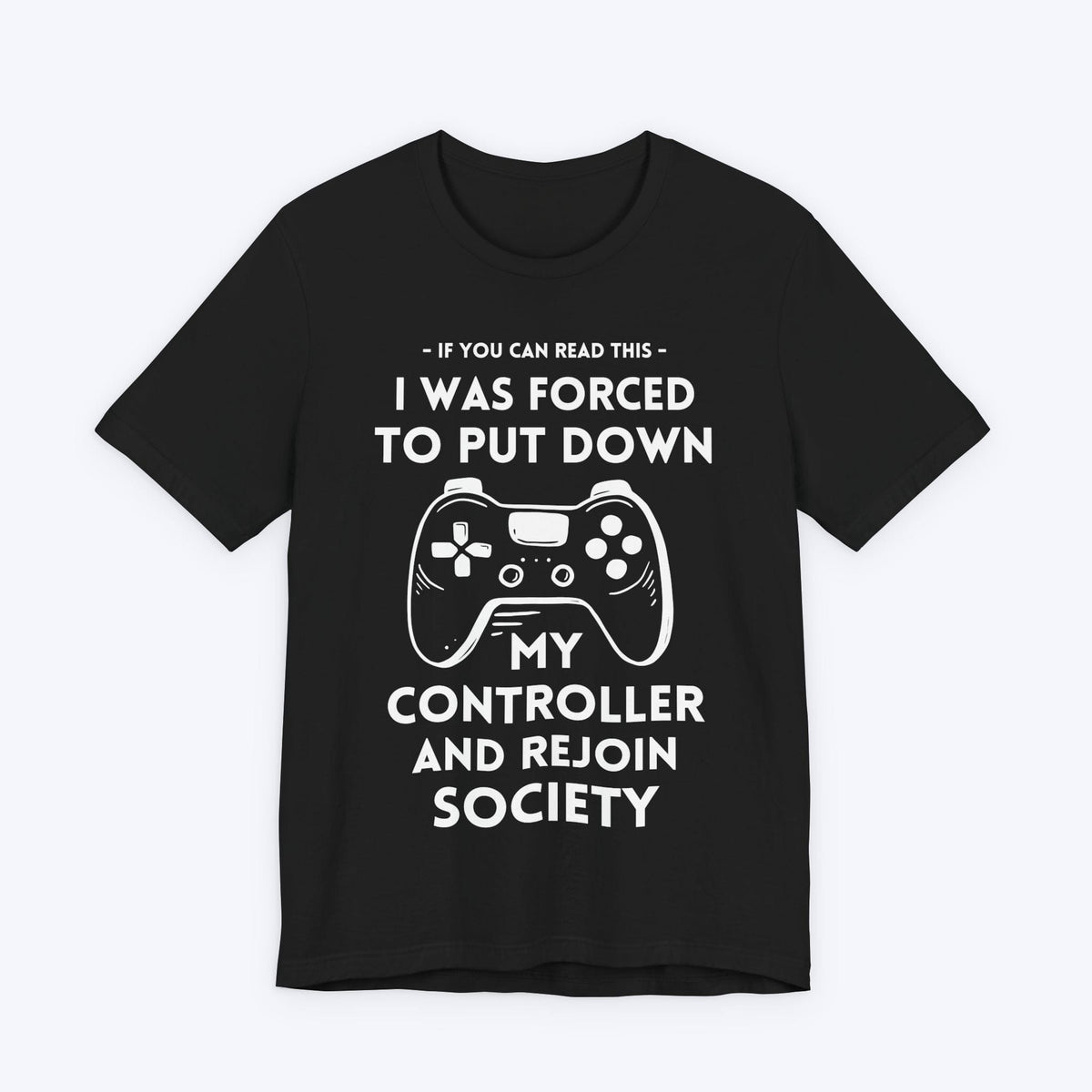 T-Shirt Black / S Pause Game, Enter World T-shirt