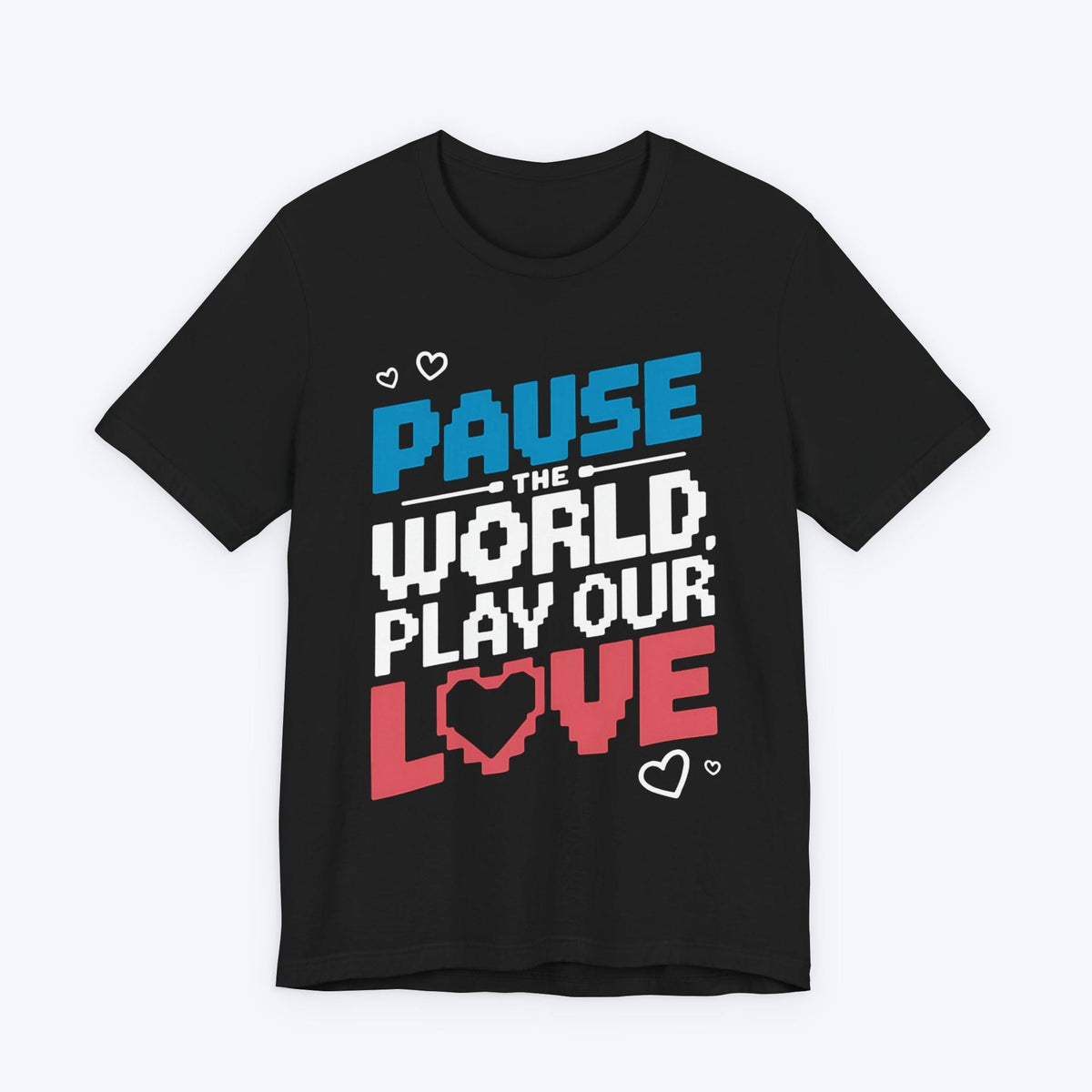 T-Shirt Black / S Pause & Play: Love Edition T-shirt