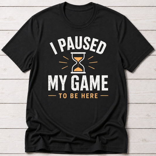 T-Shirt Black / S Paused for Attention T-shirt