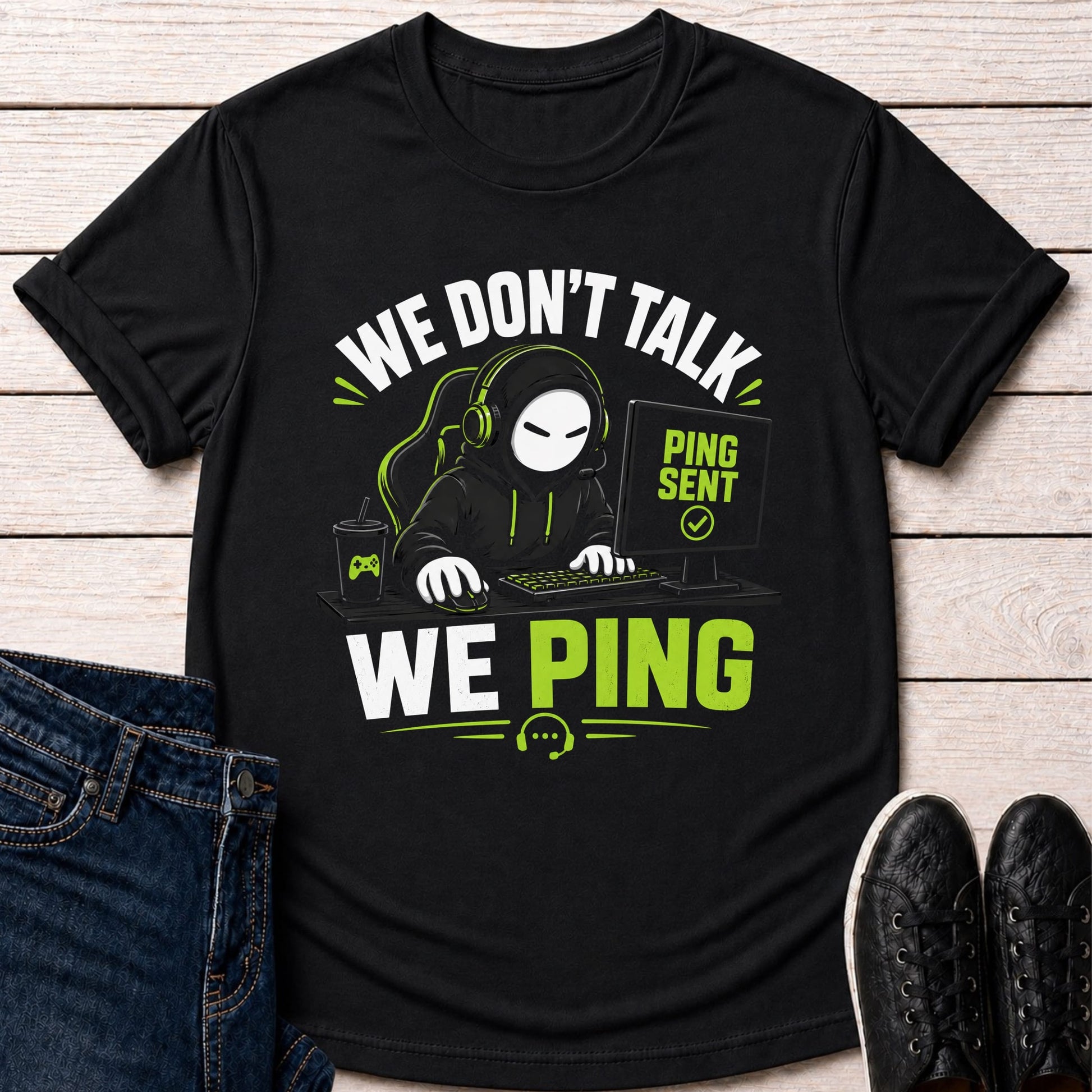 T-Shirt Black / S Ping Sent T-shirt