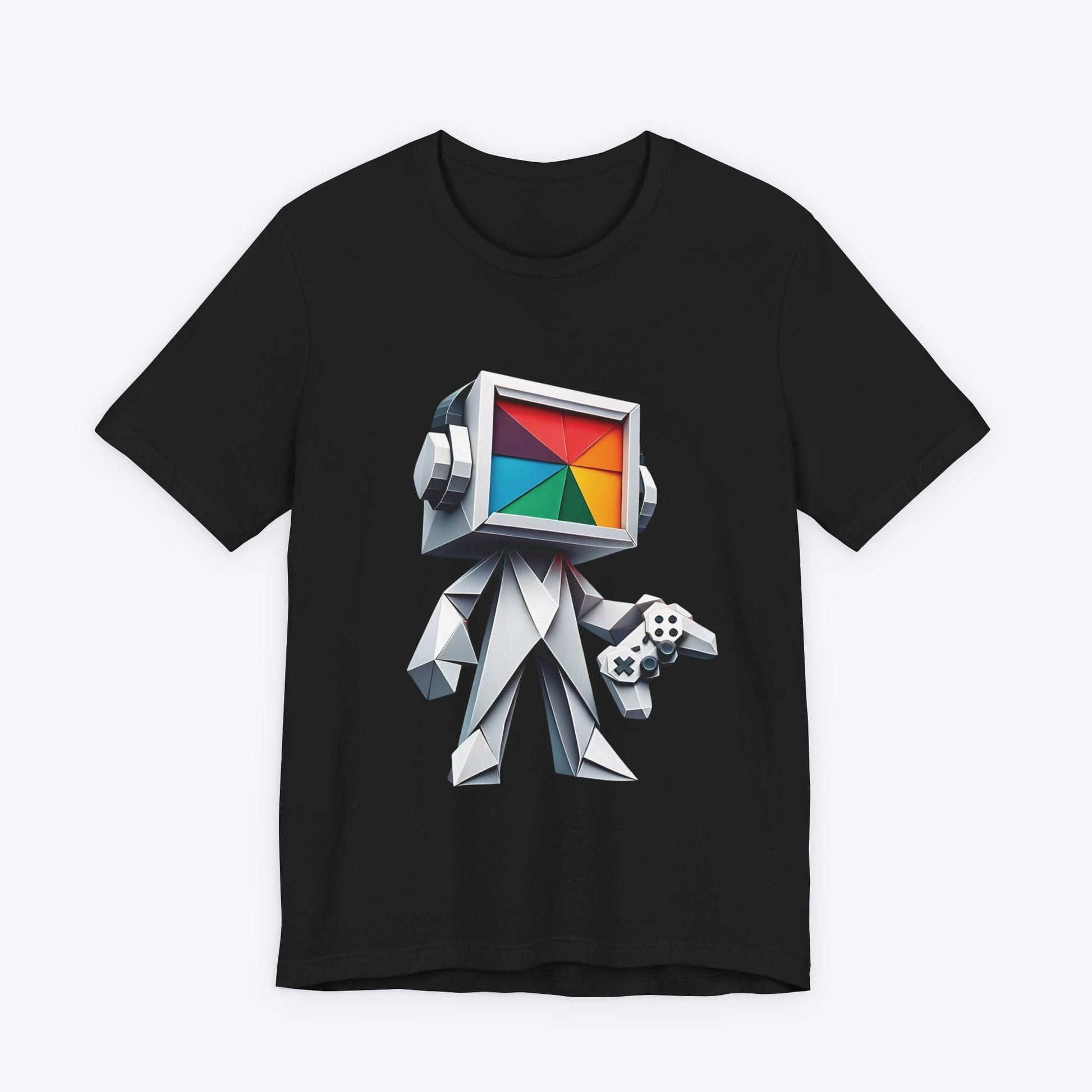 T-Shirt Black / S Pixel Paper Player Gamer T-shirt