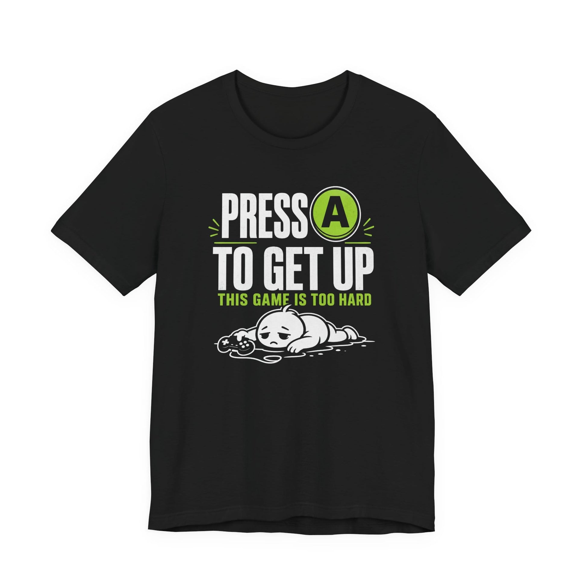 T-Shirt Black / S Press A T-shirt