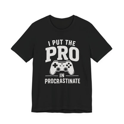 T-Shirt Black / S Pro Crastinator T-shirt