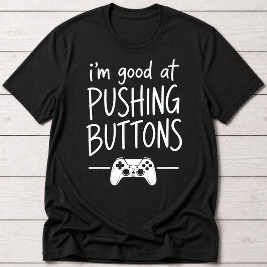 T-Shirt Black / S Pushing Buttons T-shirt