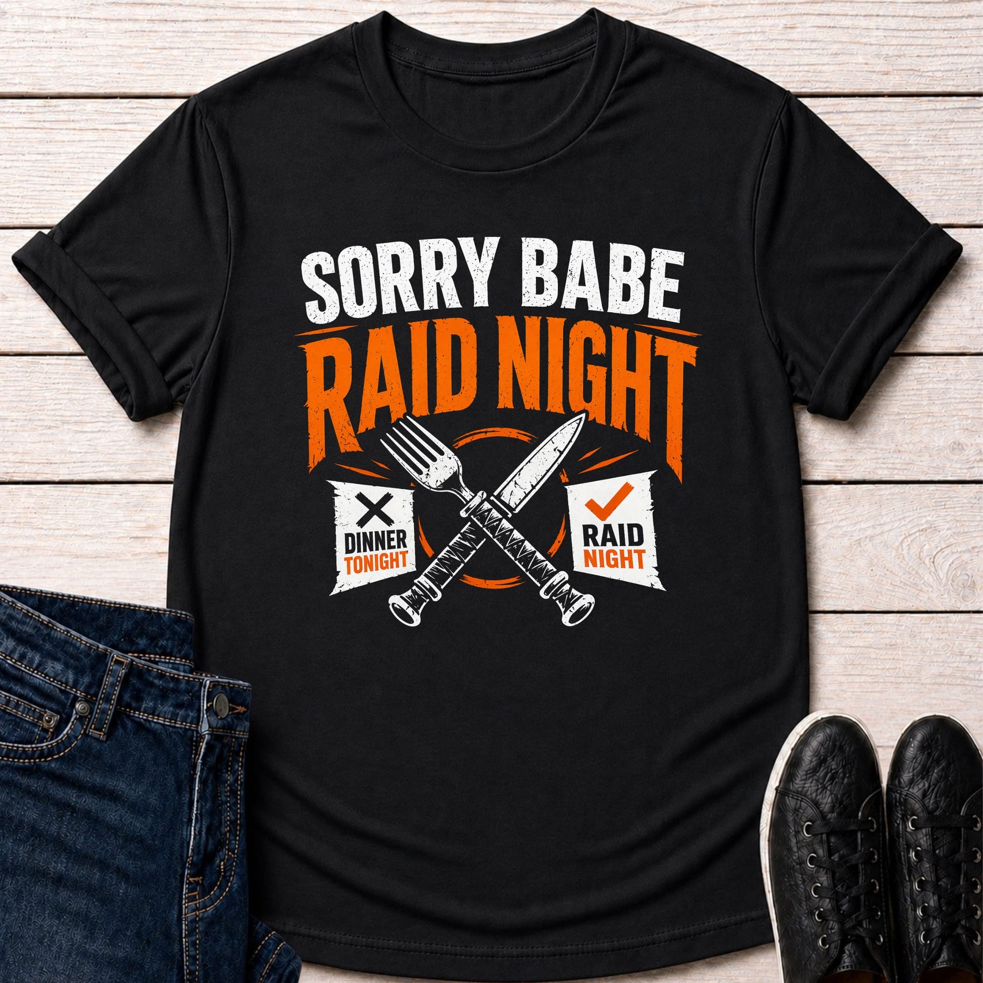 T-Shirt Black / S Raiding Tonight T-shirt