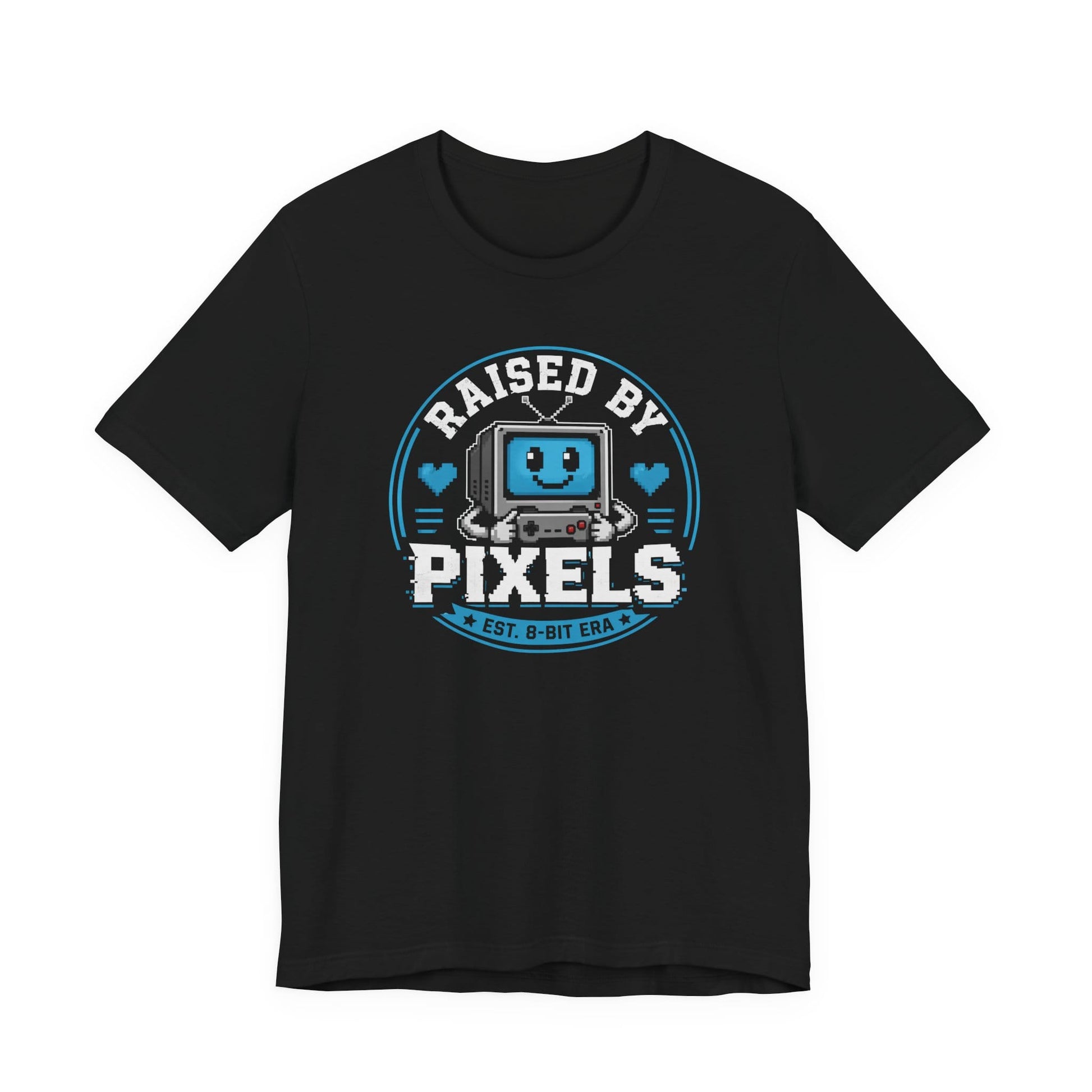 T-Shirt Black / S Raised By Pixels T-shirt