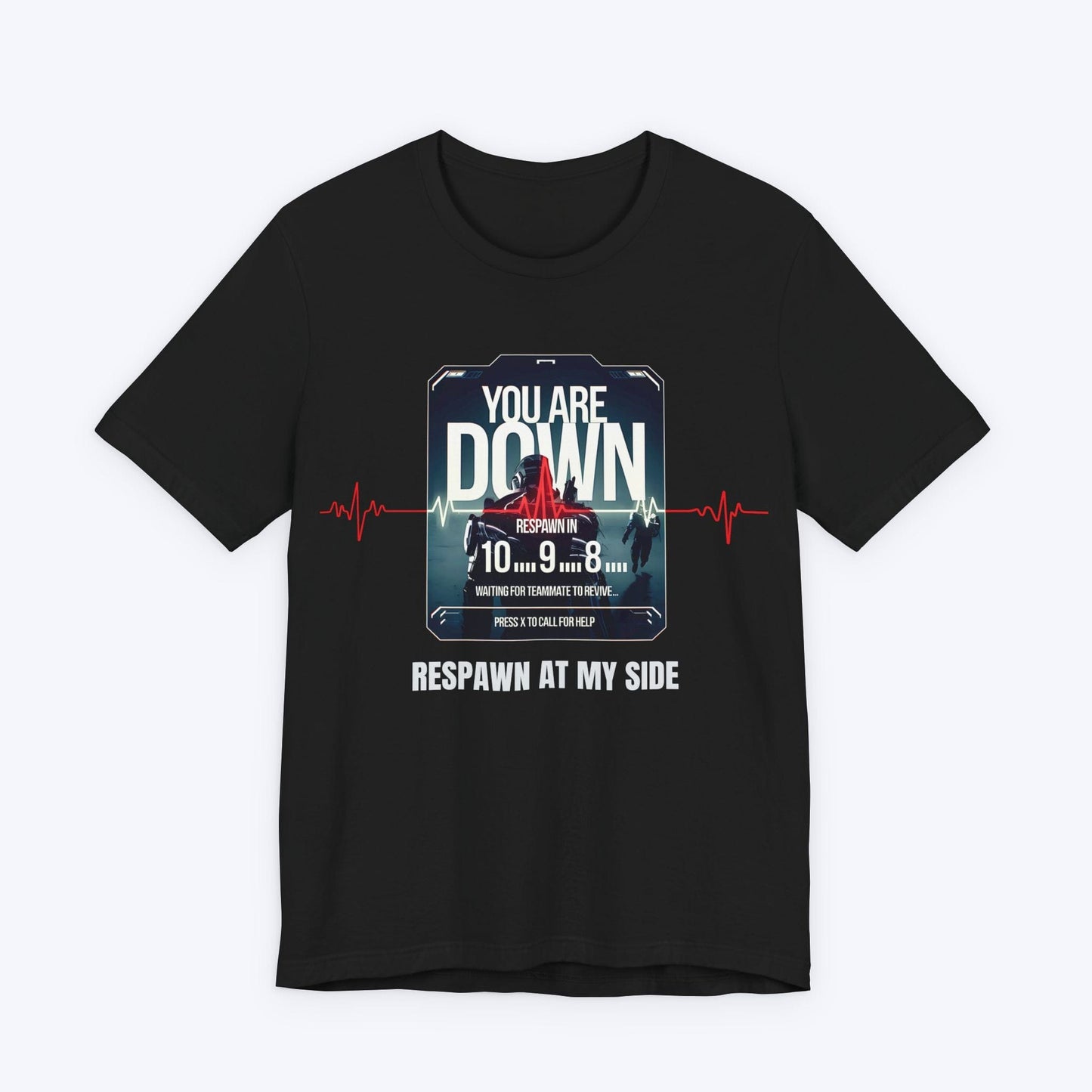 T-Shirt Black / S Respawn At My Side T-shirt