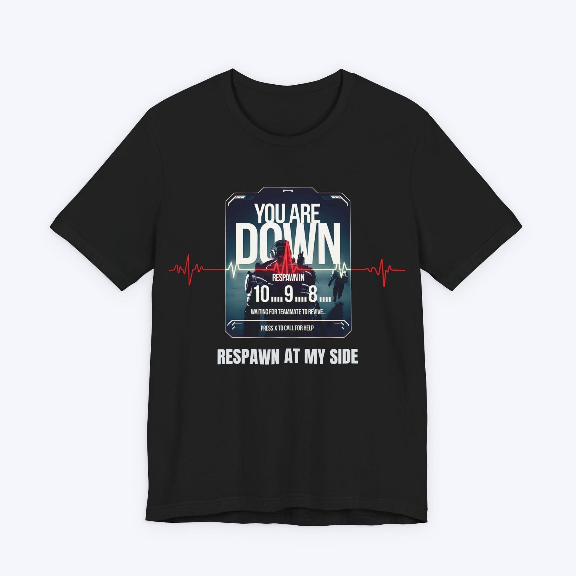 T-Shirt Black / S Respawn At My Side T-shirt