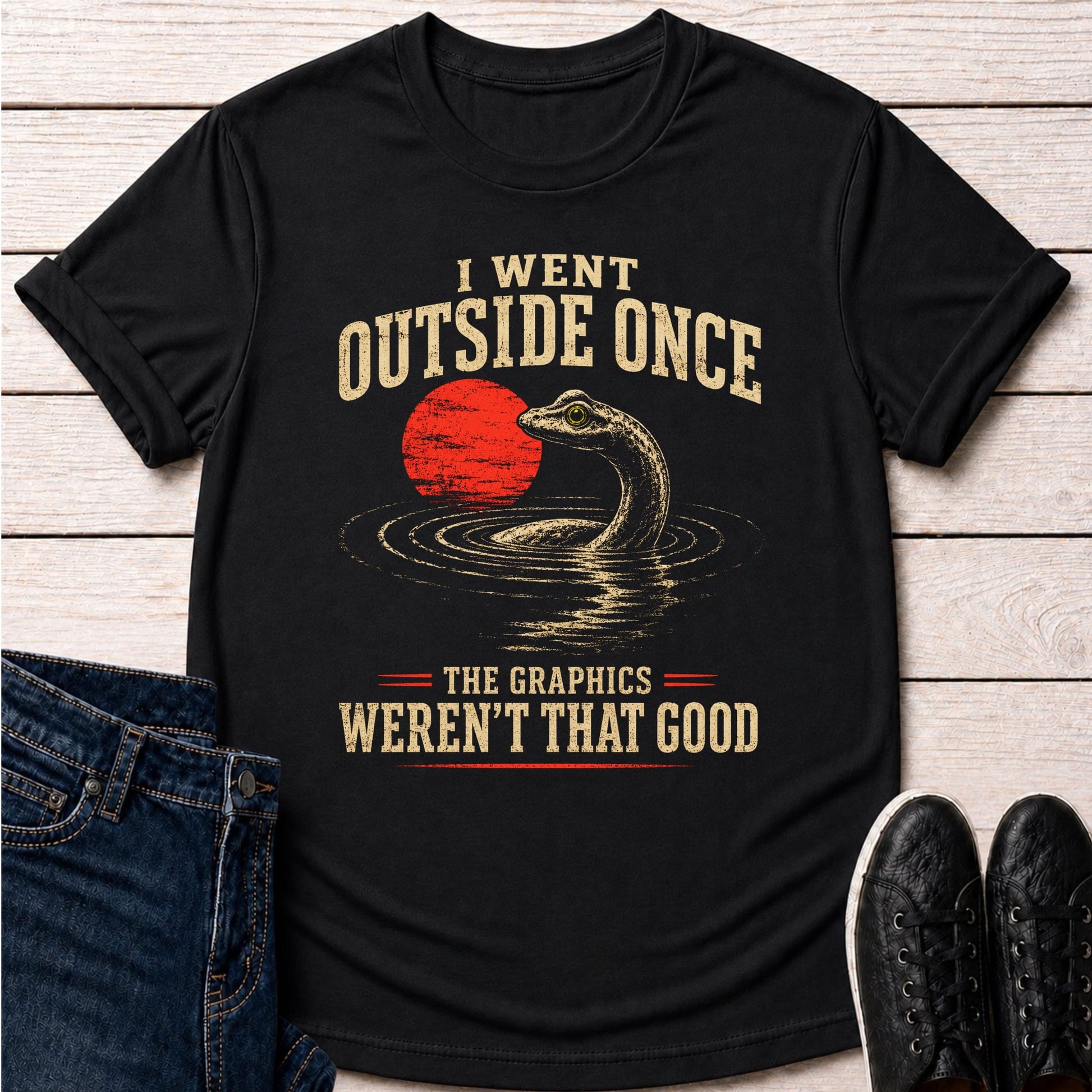 T-Shirt Black / S Retro Graphics T-shirt