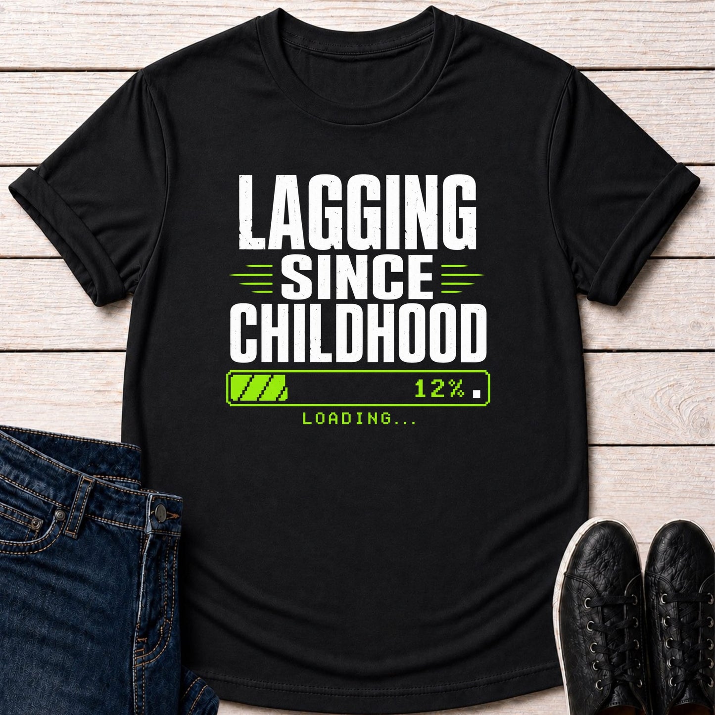 T-Shirt Black / S Retro Lag T-shirt