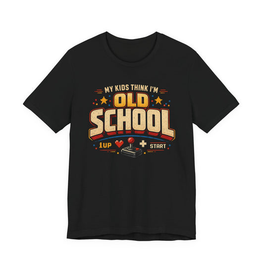 T-Shirt Black / S Retro School Gamer T-shirt