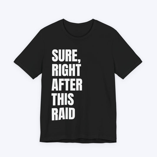 T-Shirt Black / S Right After This Raid T-shirt