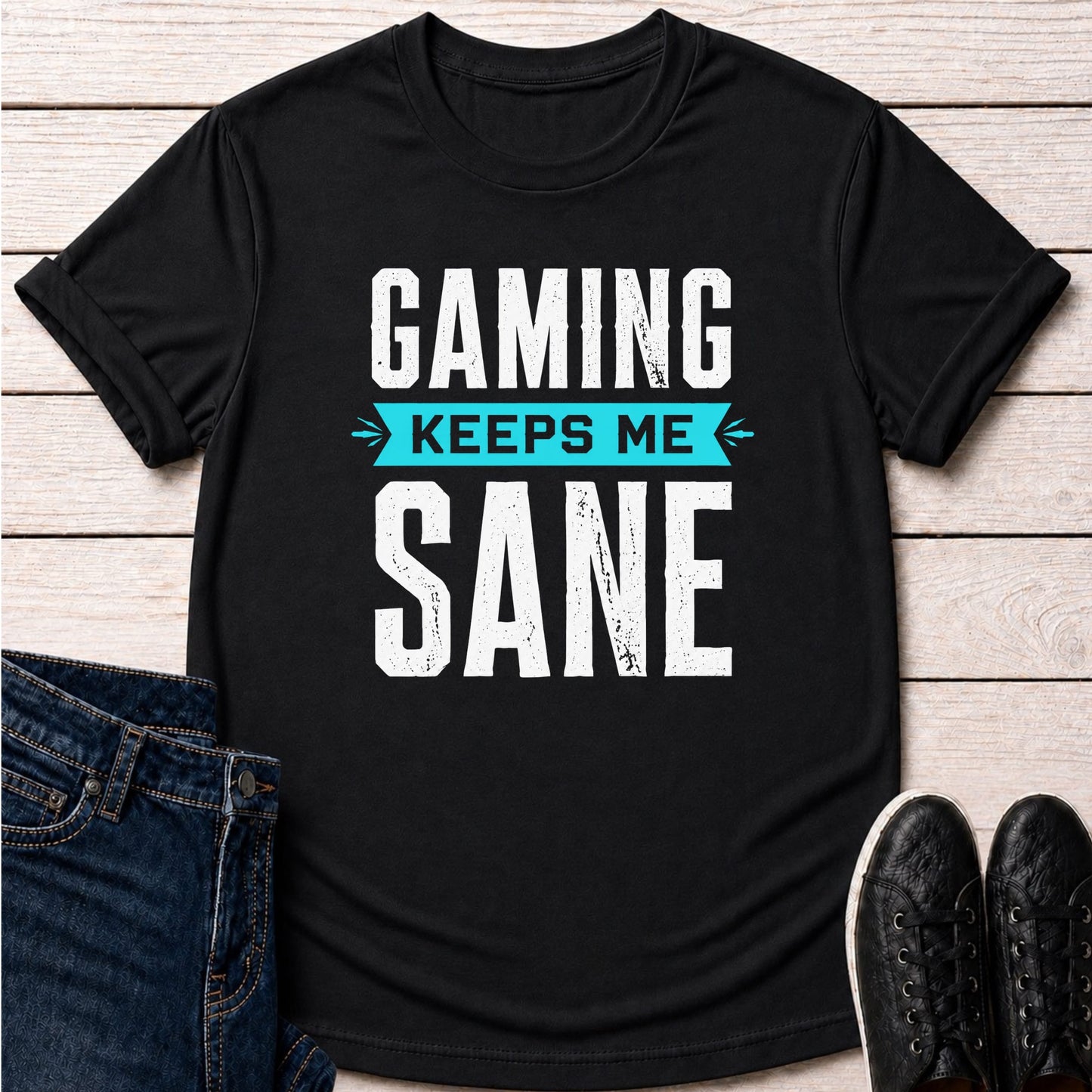 T-Shirt Black / S Sanity Restored T-Shirt