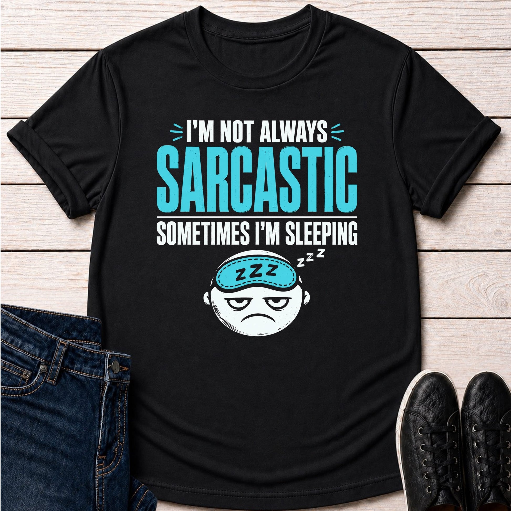T-Shirt Black / S Sarcastic Sleeper T-Shirt
