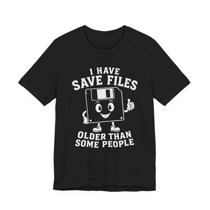 T-Shirt Black / S Save Files T-shirt