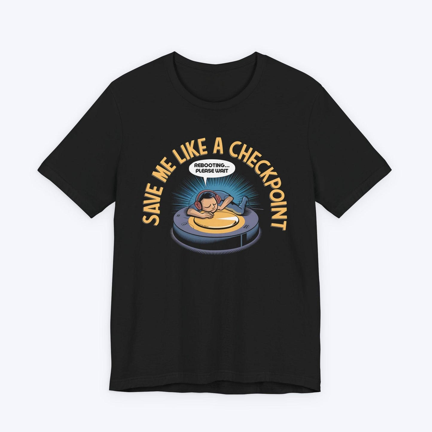 T-Shirt Black / S Save Me Like A Check Point T-shirt