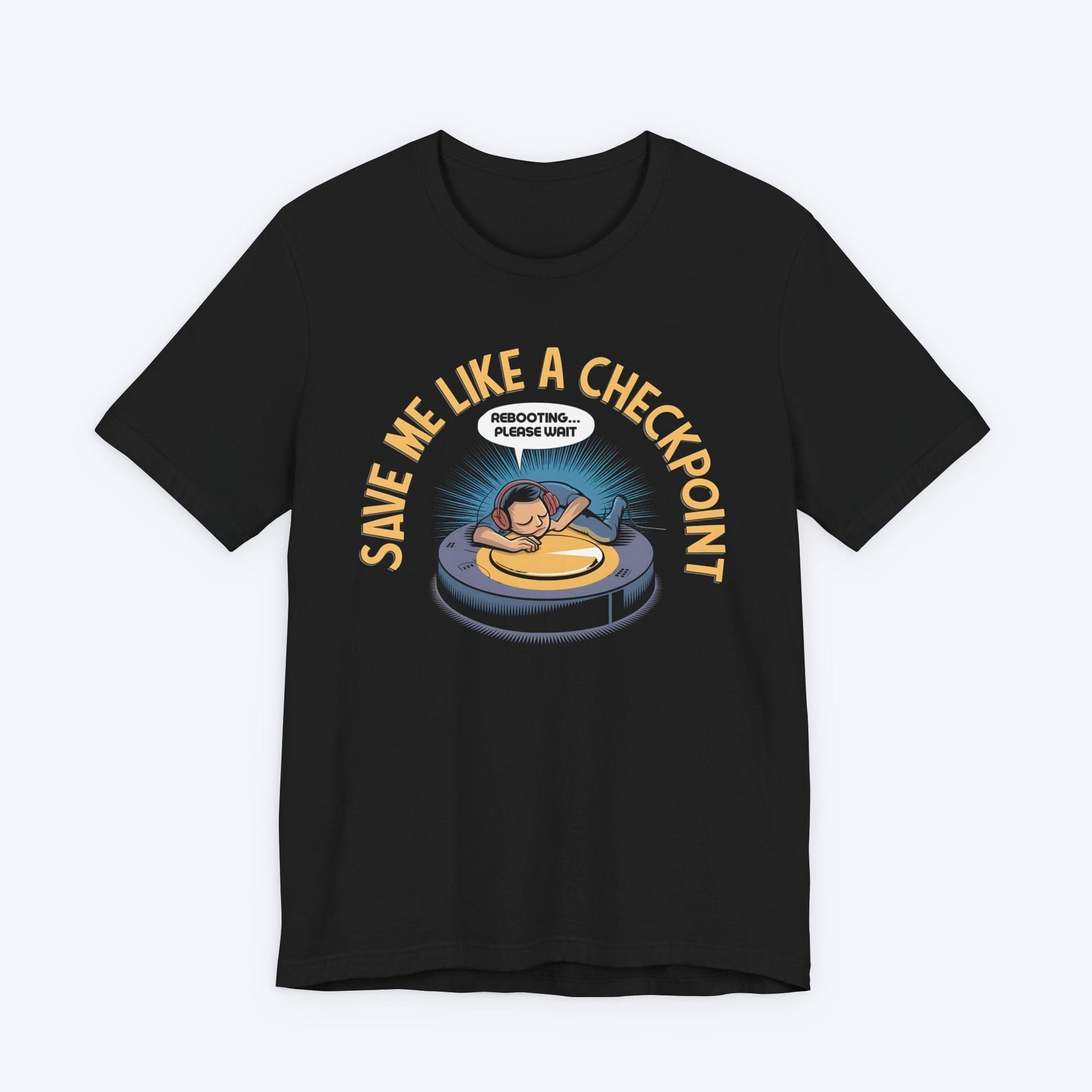 T-Shirt Black / S Save Me Like A Check Point T-shirt