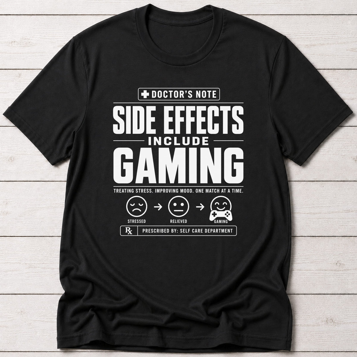 T-Shirt Black / S Side Effects Gaming T-shirt