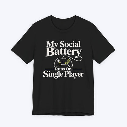 T-Shirt Black / S Social Battery T-shirt