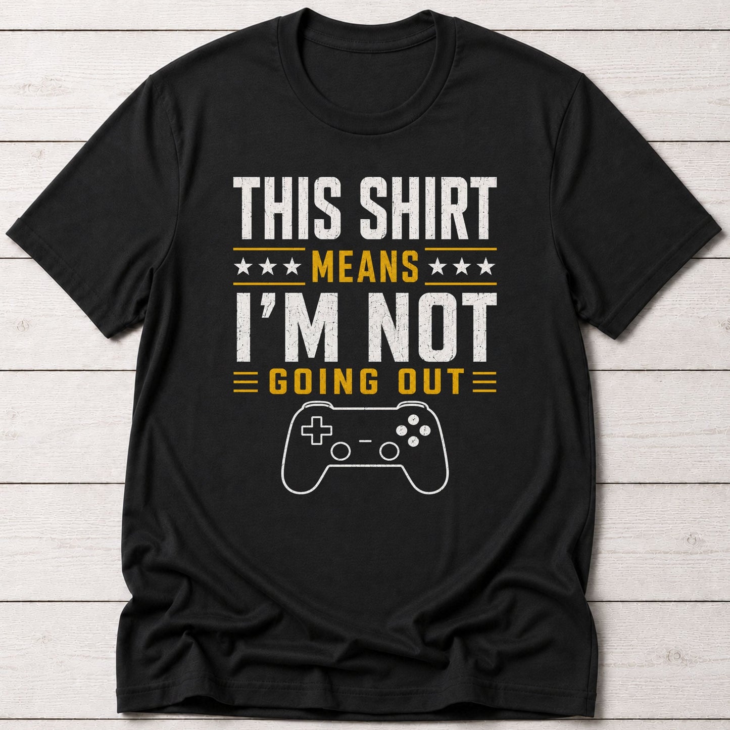 T-Shirt Black / S Staying Home T-shirt