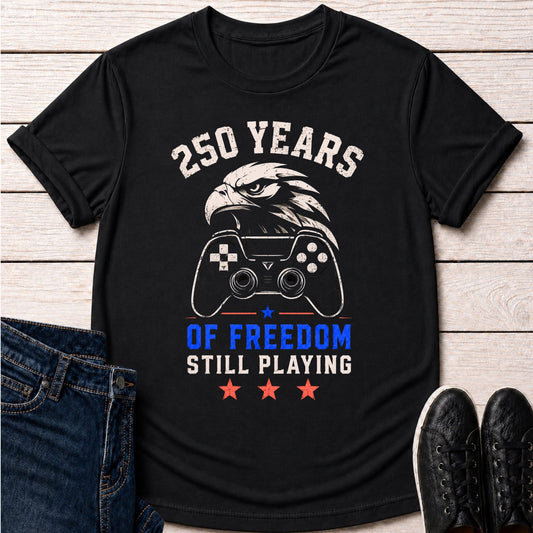 T-Shirt Black / S Still Playing Freedom T-shirt