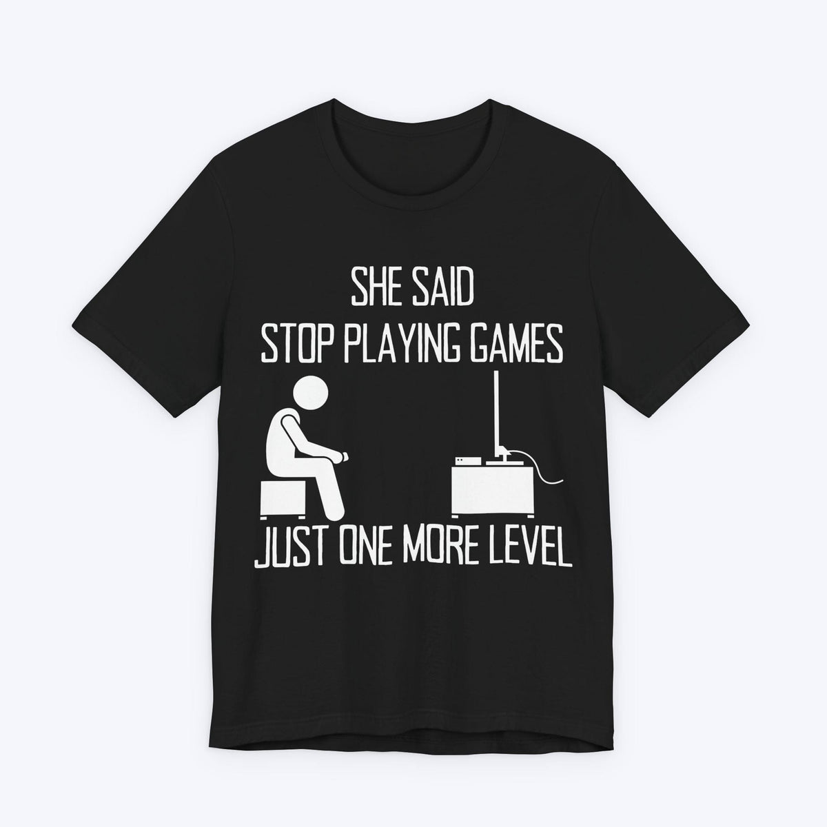 T-Shirt Black / S Stop Playing Games T-shirt