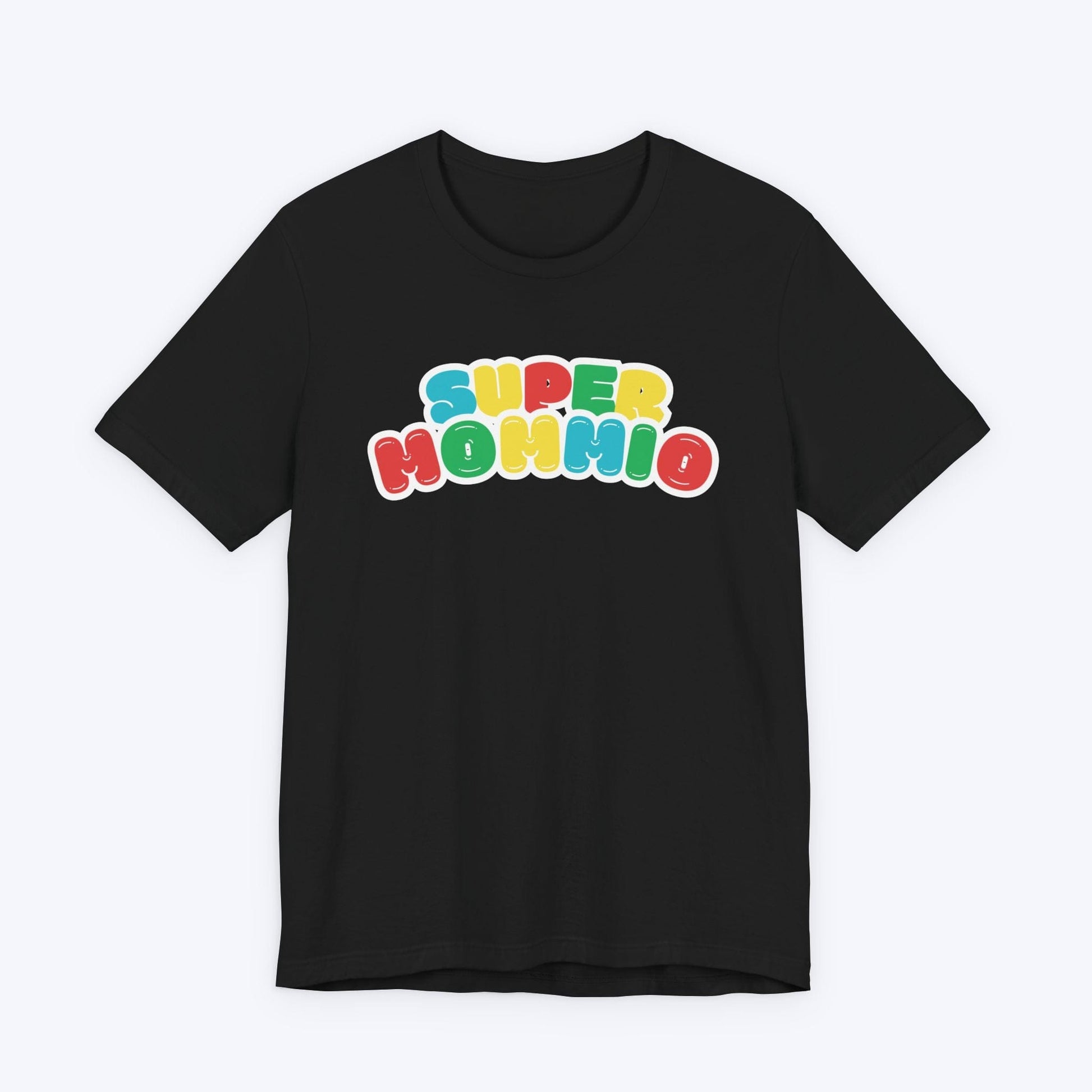 T-Shirt Black / S Super Mommio (Bubbles) T-shirt