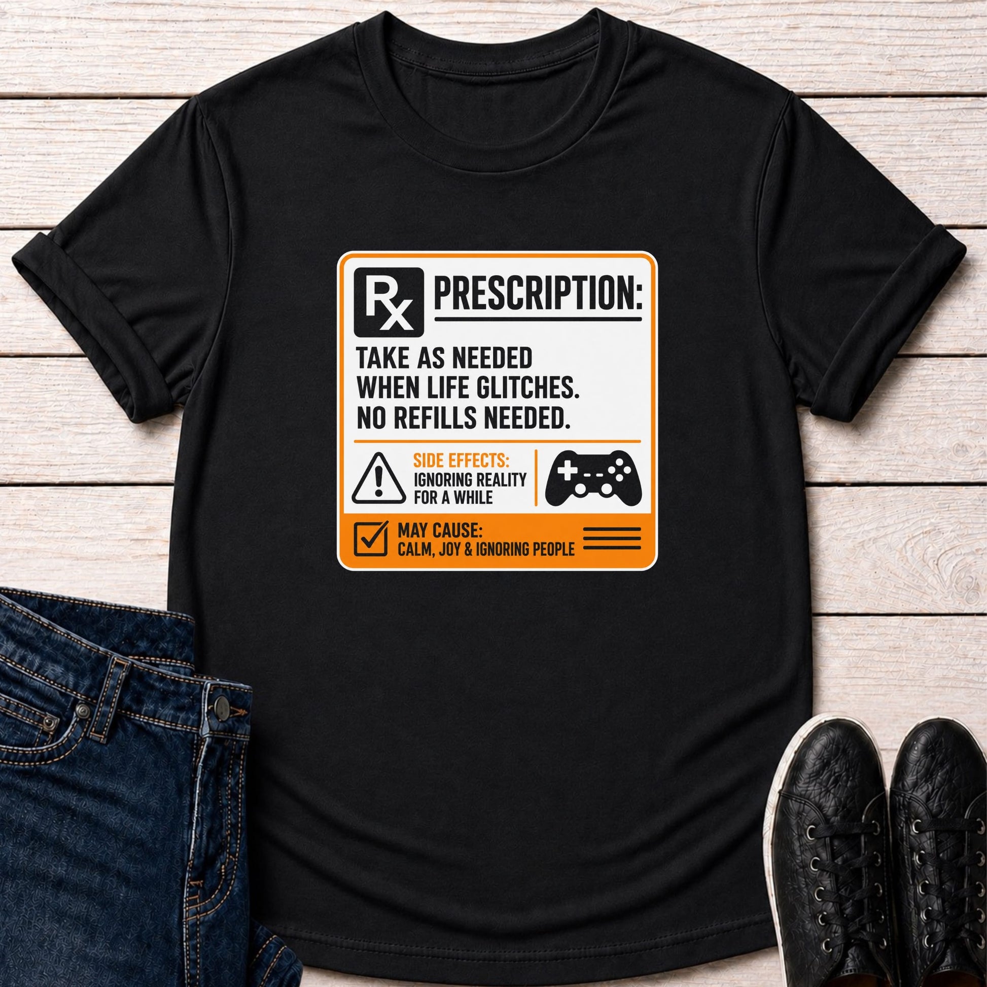 T-Shirt Black / S Take as Needed T-shirt