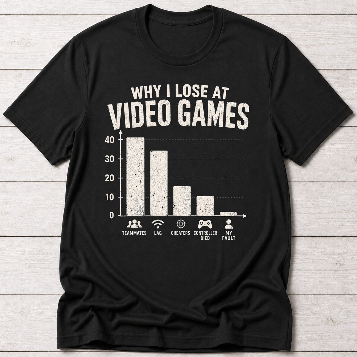 T-Shirt Black / S Their Fault T-shirt