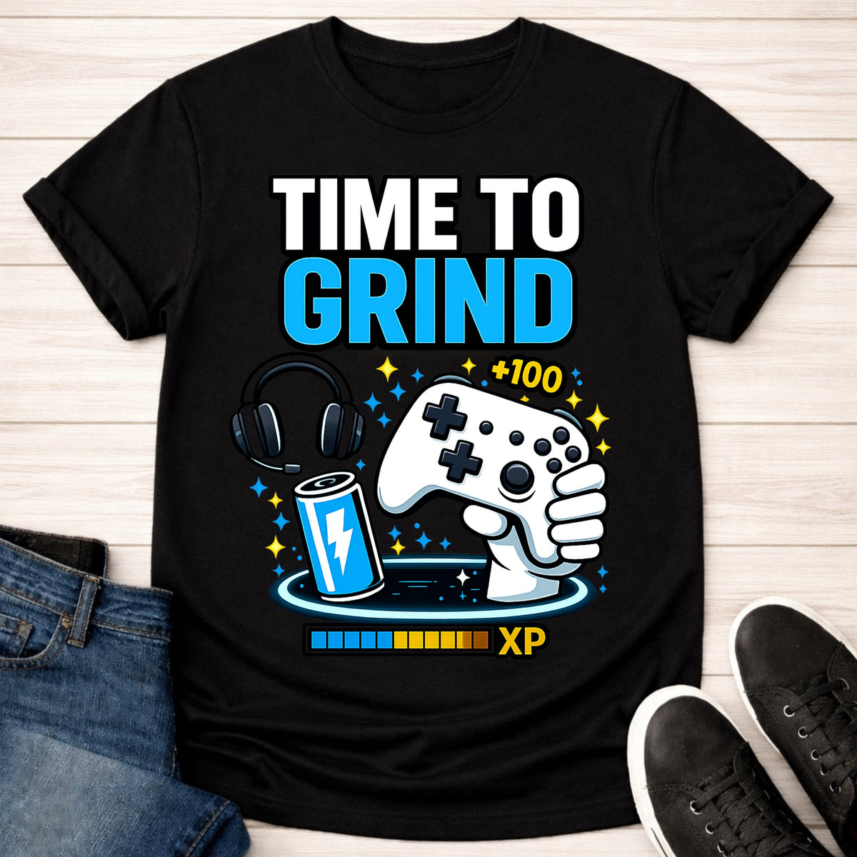 T-Shirt Black / S Time To Grind T-Shirt