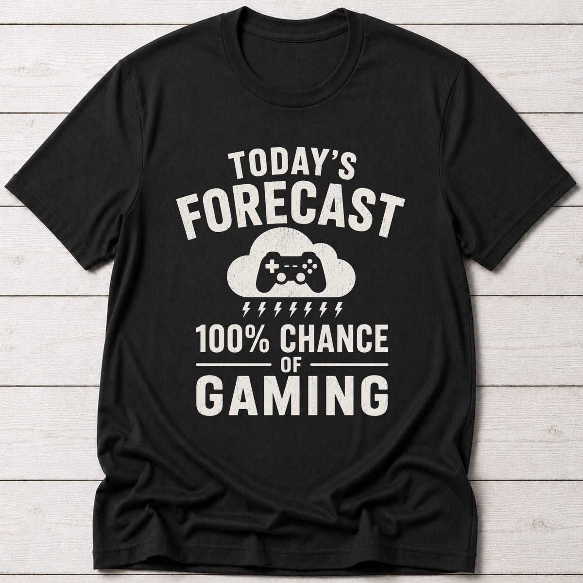 T-Shirt Black / S Today's Forecast T-shirt