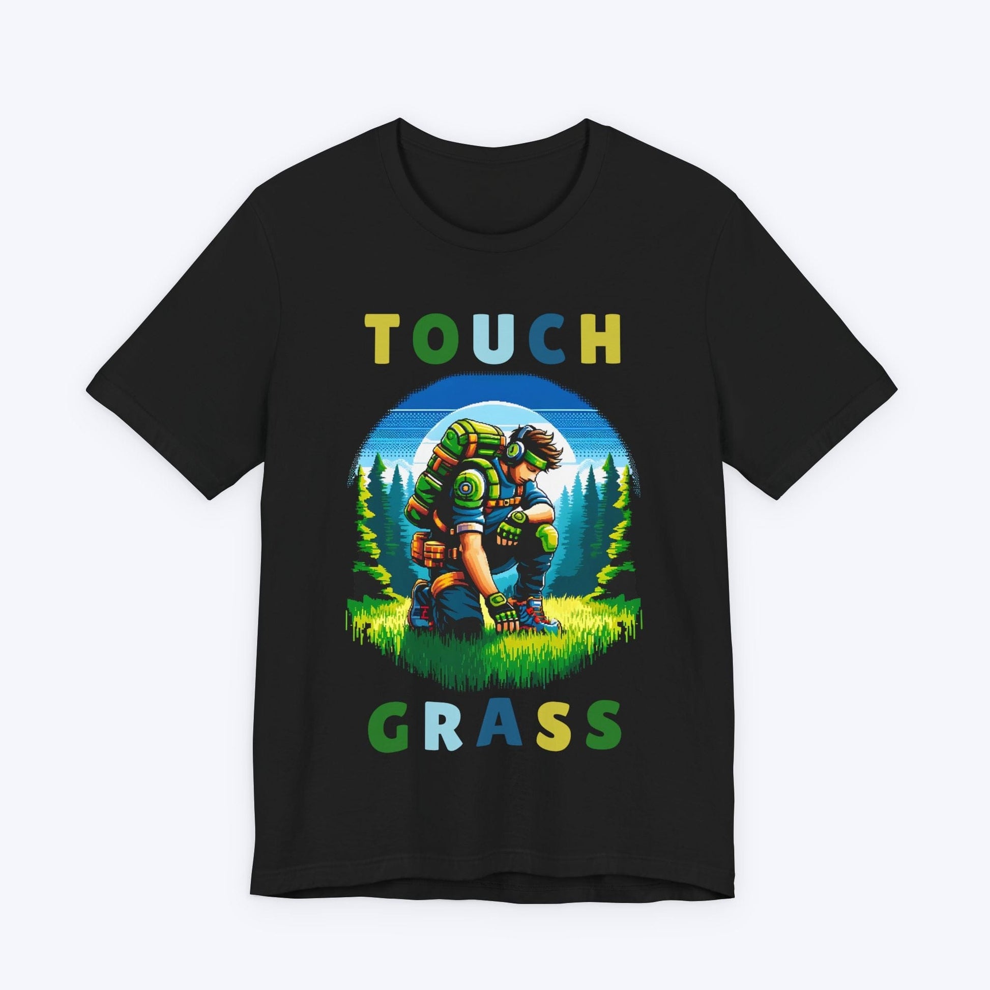 T-Shirt Black / S Touch Grass (Nature) T-shirt