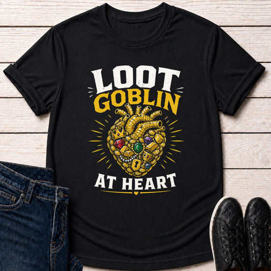 T-Shirt Black / S Treasure Heart Goblin T-shirt