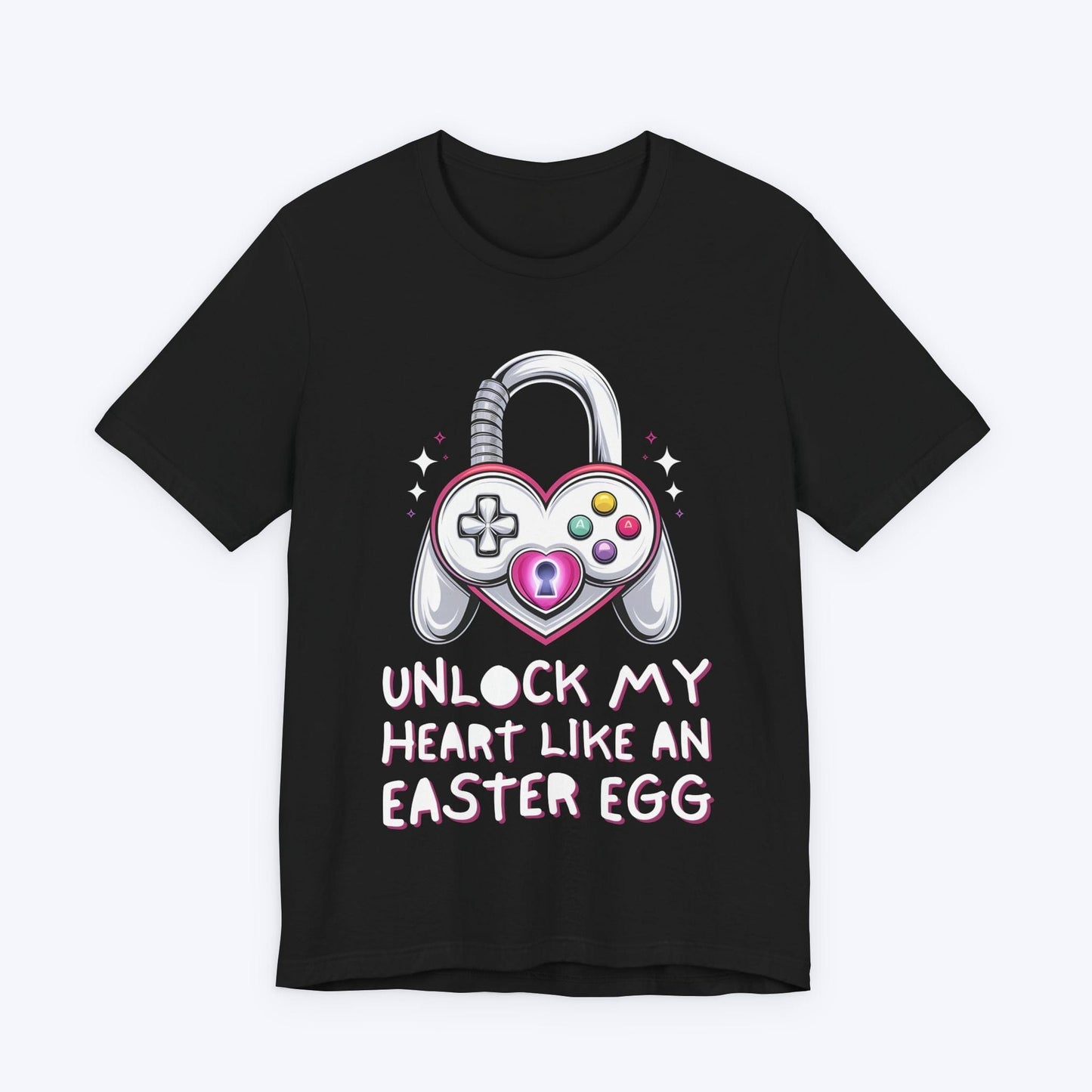 T-Shirt Black / S Unlock My Heart Like An Easter Egg T-shirt